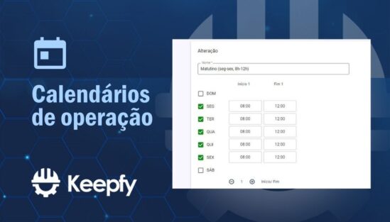 Cadastro de calendário