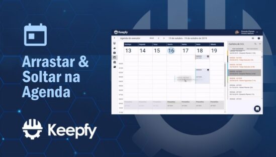 Drag and drop da carteira de O.S. para a agenda