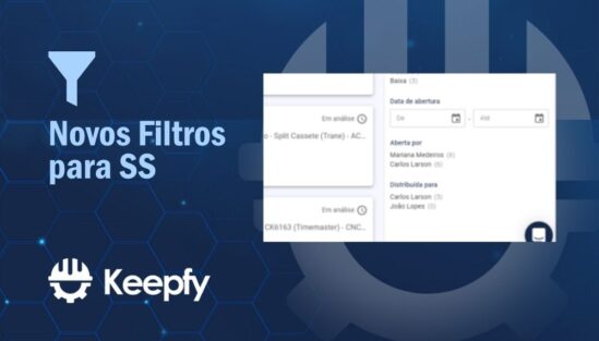 Novos filtros para Solicitações de Serviço