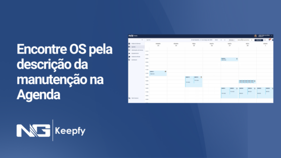Encontre OS pela descrição da manutenção na Agenda