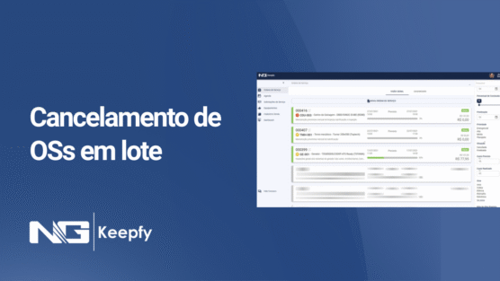 Cancelamento de OSs em lote: mais autonomia para os planejadores de manutenção