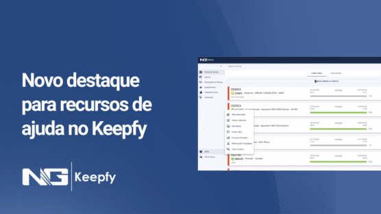 Novo destaque para recursos de ajuda no Keepfy