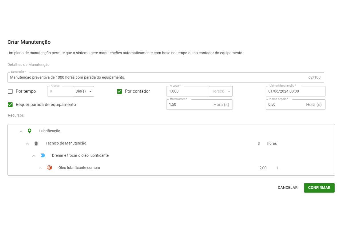 Tela de manutenção Keepfy